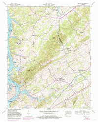Meadow 1952 topographic map thumbnail