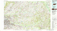 Memphis East 1986 topographic map thumbnail