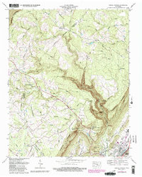 Morgan Springs 1972 topographic map thumbnail