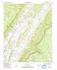 Mount Airy 1946 topographic map thumbnail