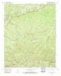 Mount Le Conte 1964 topographic map thumbnail