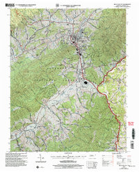 Mountain City 2003 topographic map thumbnail