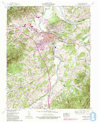 Newport 1961 topographic map thumbnail