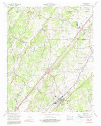 Niota 1974 topographic map thumbnail