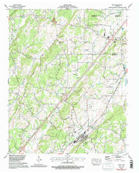 Niota 1974 topographic map thumbnail