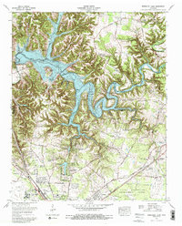 Normandy Lake 1976 topographic map thumbnail