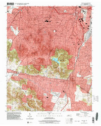 Oak Hill 1997 topographic map thumbnail