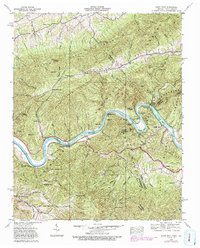 Paint Rock topographic map thumbnail