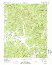 Pall Mall 1954 topographic map thumbnail