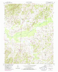 Palmersville 1956 topographic map thumbnail