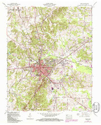Paris 1965 topographic map thumbnail