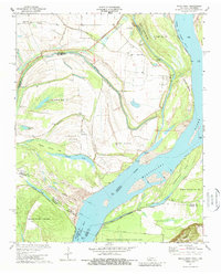 Pecan Point 1970 topographic map preview