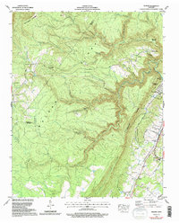 Pennine 1973 topographic map preview
