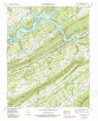 Powder Springs 1952 topographic map thumbnail