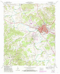 Pulaski 1966 topographic map thumbnail