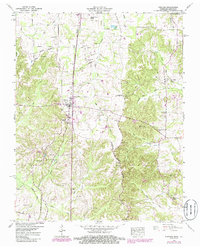 Puryear 1950 topographic map preview