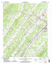 Riceville 1964 topographic map thumbnail