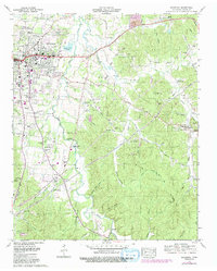 Savannah 1972 topographic map thumbnail