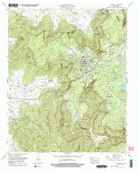 Sewanee 1974 topographic map thumbnail