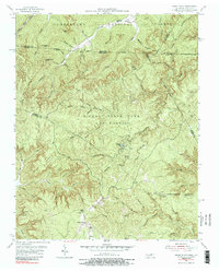 Sharp Place 1955 topographic map preview