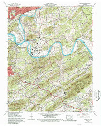 Shooks Gap 1979 topographic map thumbnail