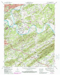 Shooks Gap 1979 topographic map thumbnail