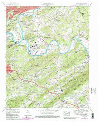 Shooks Gap 1979 topographic map preview