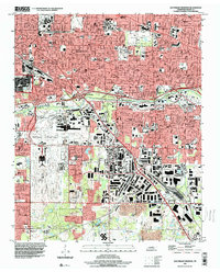 Southeast Memphis 1997 topographic map thumbnail