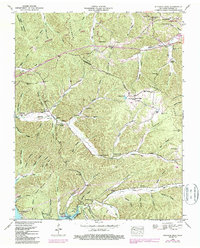 Standing Rock 1950 topographic map thumbnail