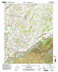 Telford 2003 topographic map thumbnail