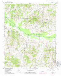 Trezevant West 1966 topographic map thumbnail