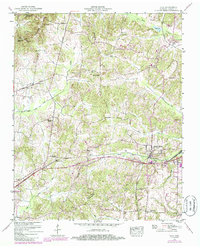 Vale 1950 topographic map preview