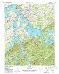 Vonore 1941 topographic map thumbnail