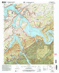 Vonore 2003 topographic map thumbnail