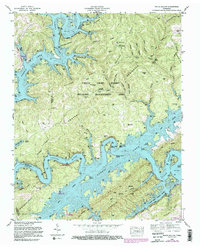 White Hollow 1952 topographic map thumbnail