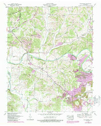 Williamsport 1951 topographic map thumbnail