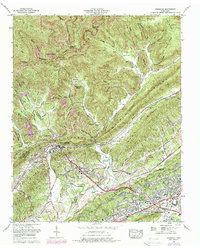 Windrock 1968 topographic map preview