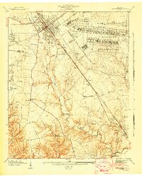 Camp Forrest 1941 topographic map thumbnail