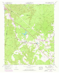 Campbell Junction 1946 topographic map thumbnail