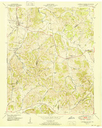 Campbells Station 1951 topographic map thumbnail
