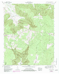 Cane Hollow 1956 topographic map thumbnail