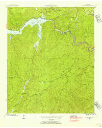 Caney Creek 1938 topographic map thumbnail