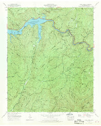 Caney Creek 1967 topographic map thumbnail
