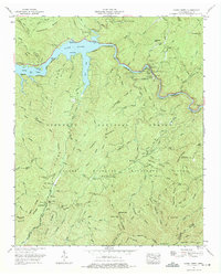 Caney Creek 1967 topographic map thumbnail