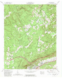 Cardiff 1968 topographic map thumbnail