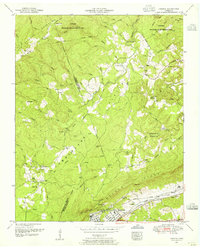 Cardiff 1952 topographic map thumbnail