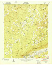 Cardiff 1949 topographic map thumbnail
