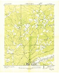 Cardiff 1936 topographic map thumbnail