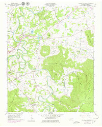 Cardwell Mountain 1957 topographic map thumbnail