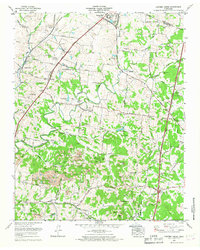 Carters Creek 1965 topographic map thumbnail